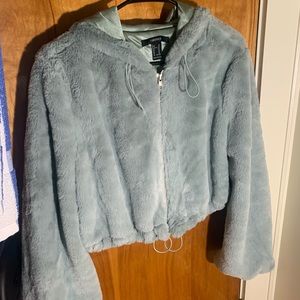 Fluffy forever 21 jacket